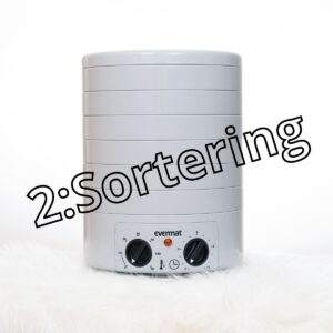 Evermat mattork (6 plana) 2:Sortering